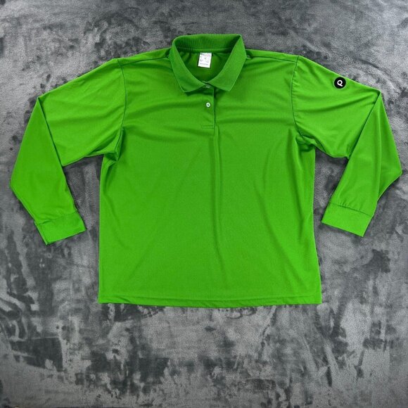 Publix Long Sleeve Polo Shirt Men XL Official Food Employee Green Uniform - Picture 1 of 8